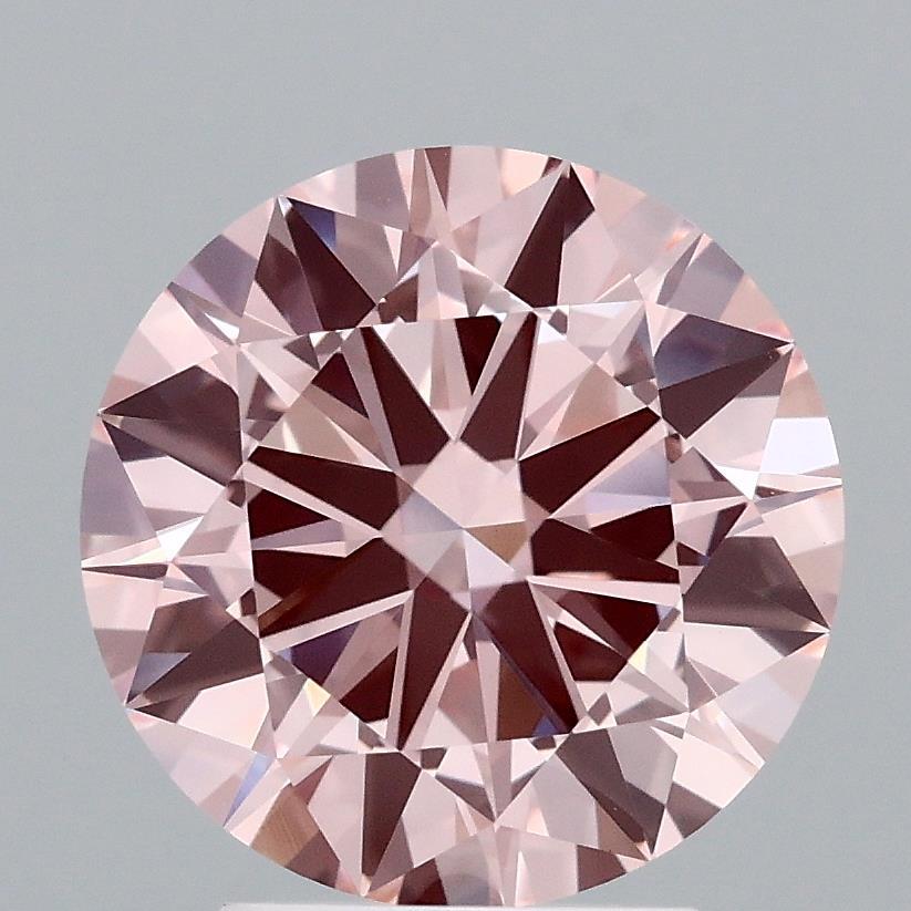 3.00 Ct. Fancy Intense Pink Round Lab Grown Diamond