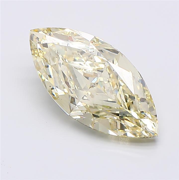 3.03 Ct. Fancy Light Yellow Marquise Lab Grown Diamond
