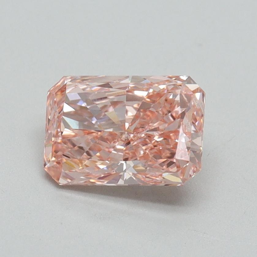 1.03 Ct. Fancy Vivid Pink Radiant Lab Grown Diamond
