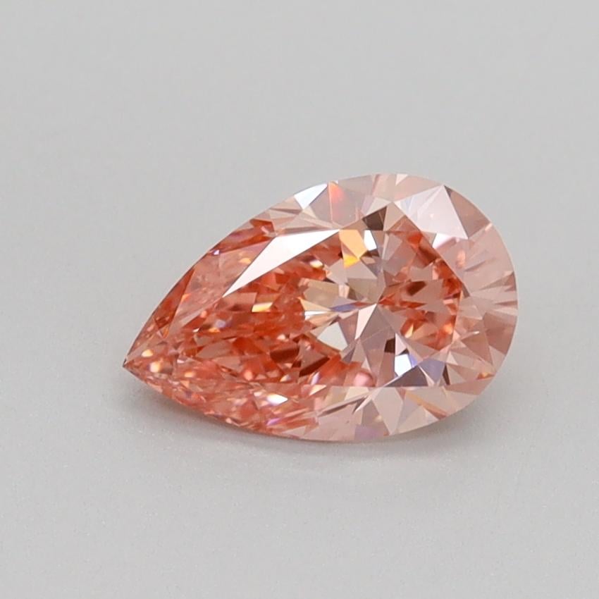 0.73 Ct. Fancy Vivid Pink Pear Lab Grown Diamond