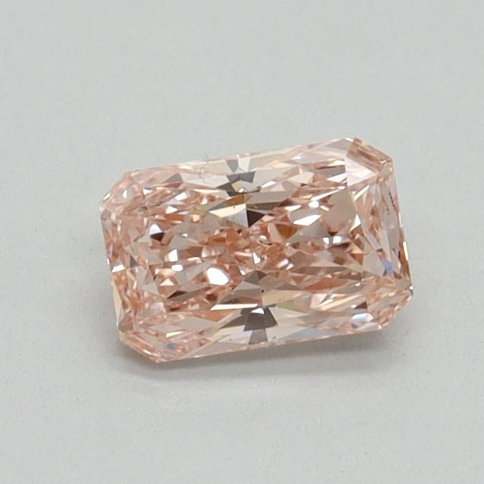 0.52 Ct. Fancy Intense Pink Radiant Lab Grown Diamond