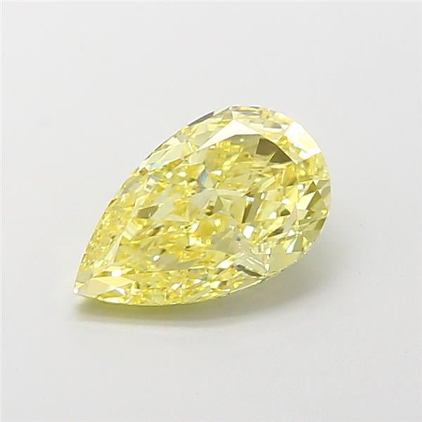 1.71 Ct. Fancy  Yellow Pear Lab Grown Diamond