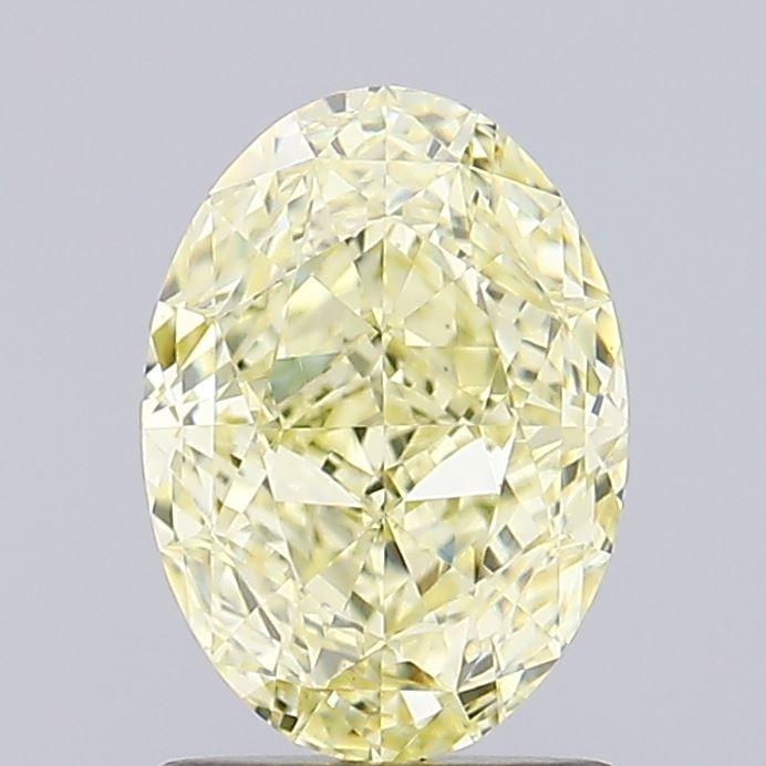 1.59 Ct. Fancy  Yellow Oval Lab Grown Diamond