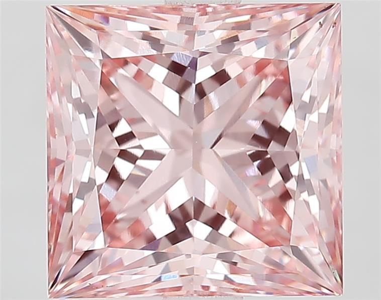 3.17 Ct. Fancy Intense  Pink Princess Lab Grown Diamond