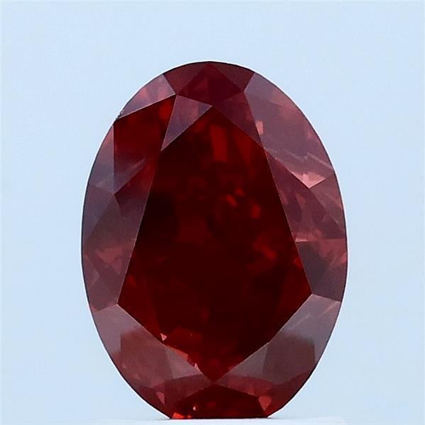 1.54 Ct. Fancy Vivid Pink Oval Lab Grown Diamond