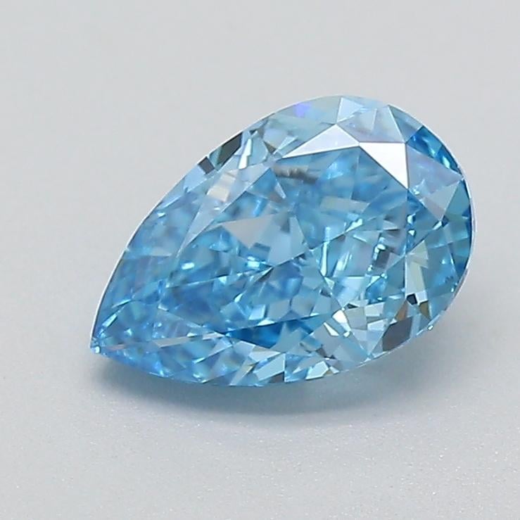 0.53 Ct. Fancy Blue Pear Lab Grown Diamond