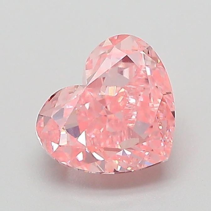 1.21 Ct. Fancy Vivid  Pink Heart Lab Grown Diamond