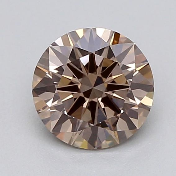 0.36 Ct. Fancy Light  Brown Round Lab Grown Diamond