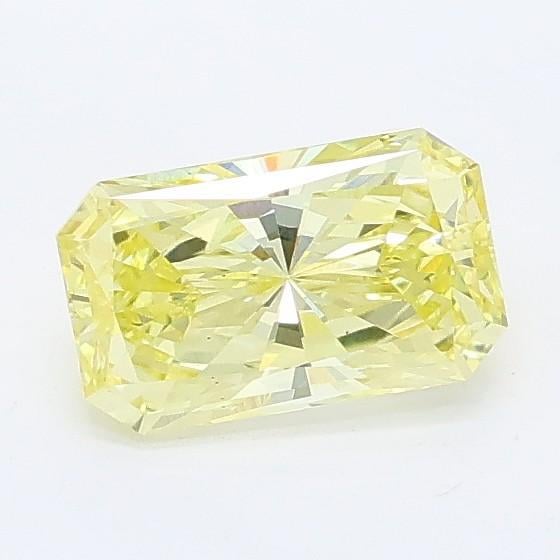 0.79 Ct. Fancy Yellow Radiant Lab Grown Diamond
