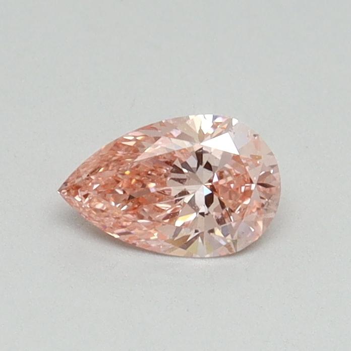 0.30 Ct. Fancy Vivid Pink Pear Lab Grown Diamond