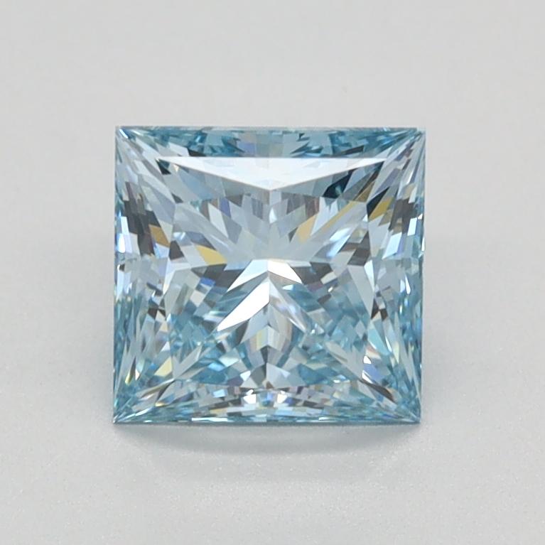 1.03 Ct. Fancy Intense Blue Princess Lab Grown Diamond
