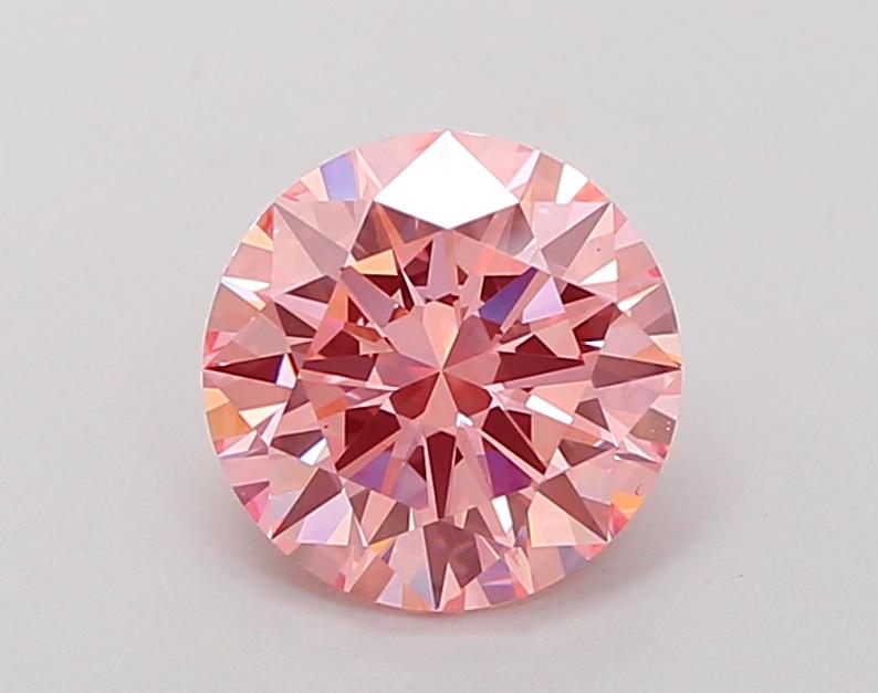2.01 Ct. Fancy Vivid Pink Round Lab Grown Diamond