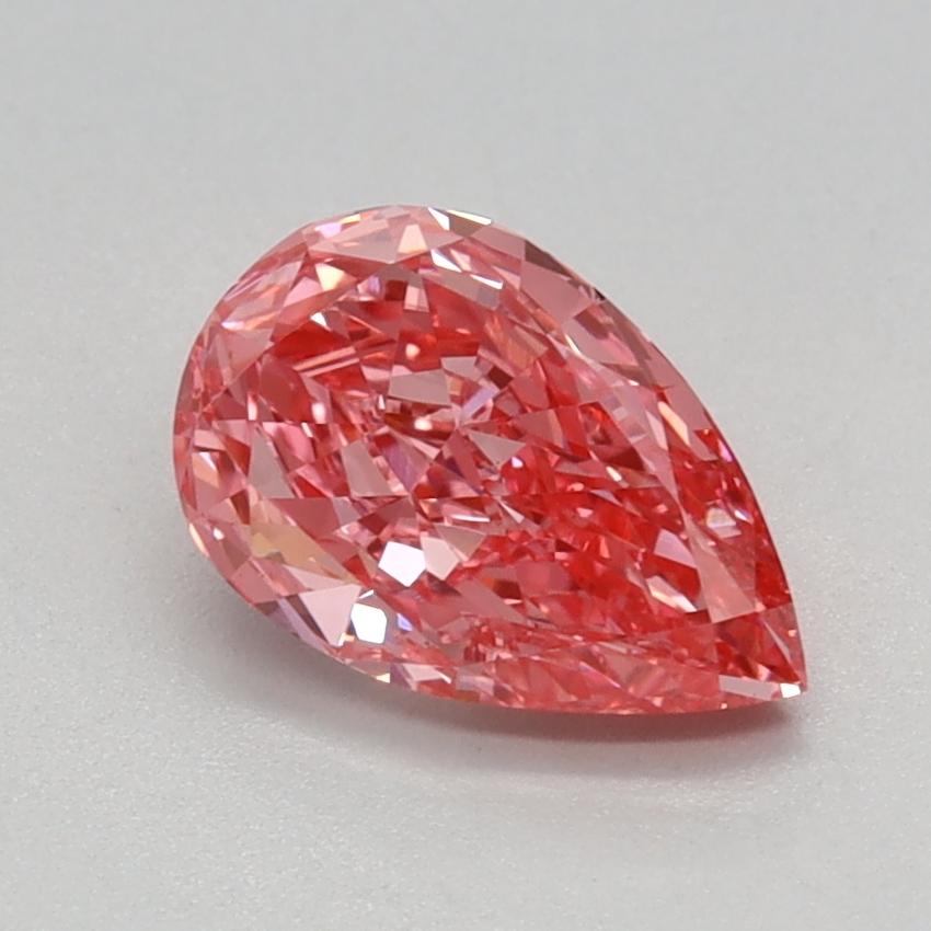 0.82 Ct. Fancy Vivid Pink Pear Lab Grown Diamond