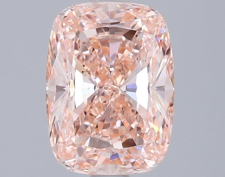 2.09 Ct. Fancy Intense Pink Cushion Lab Grown Diamond