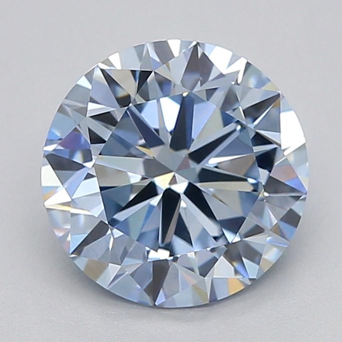 1.02 Ct. Fancy Blue Round Lab Grown Diamond
