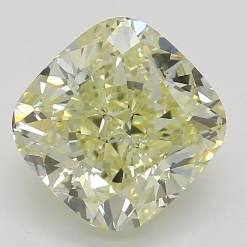 1.00 Ct. Fancy Light Yellow Cushion Diamond