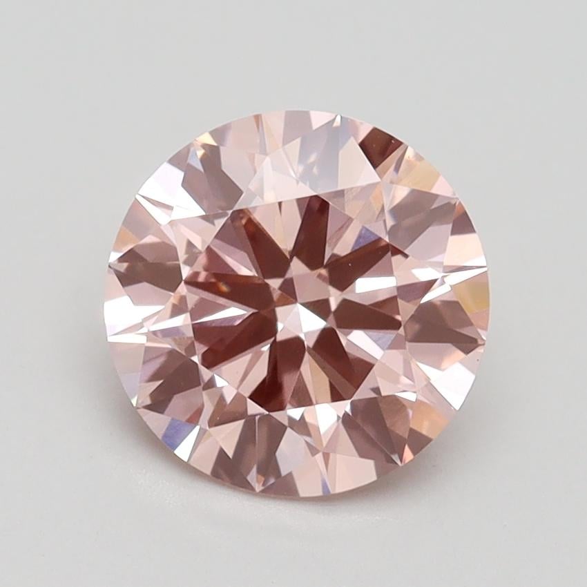 1.70 Ct. Fancy Intense Pink Round Lab Grown Diamond