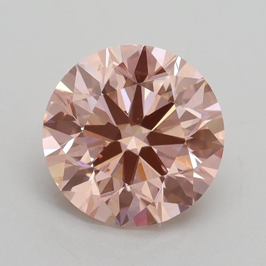 2.00 Ct. Fancy Intense Pink Round Lab Grown Diamond