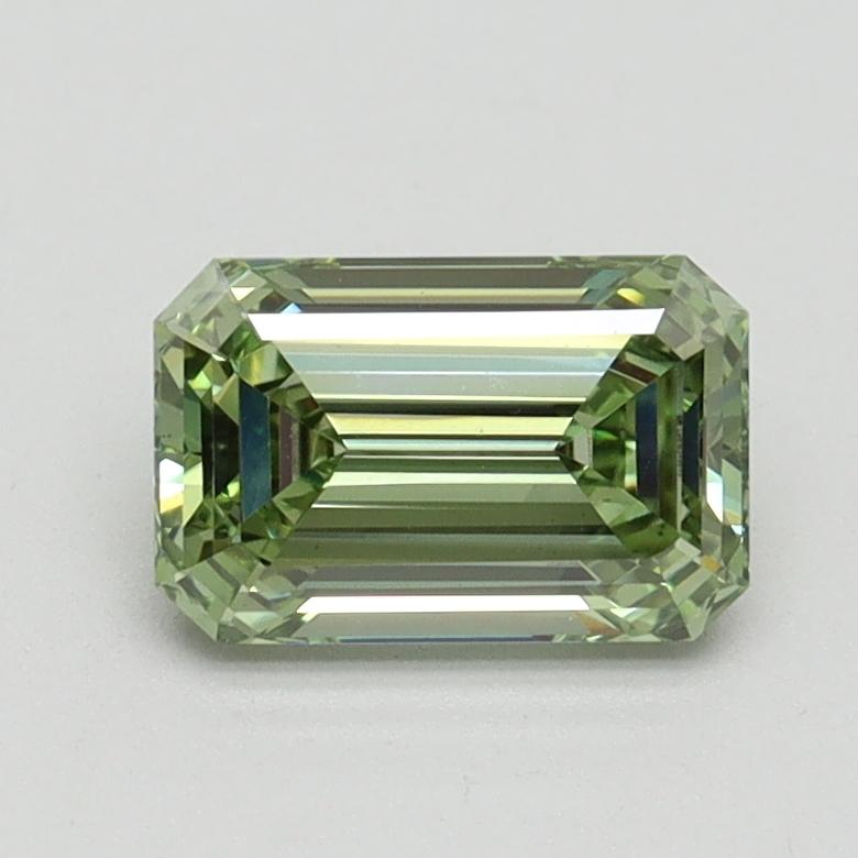 1.05 Ct. Fancy Intense Green Emerald Lab Grown Diamond