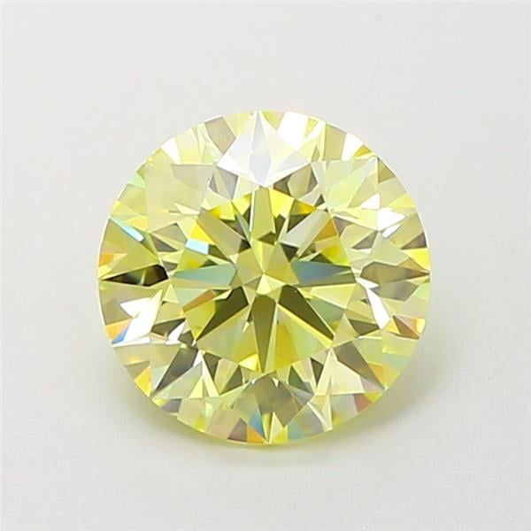 1.09 Ct. Fancy  Yellow Round Lab Grown Diamond