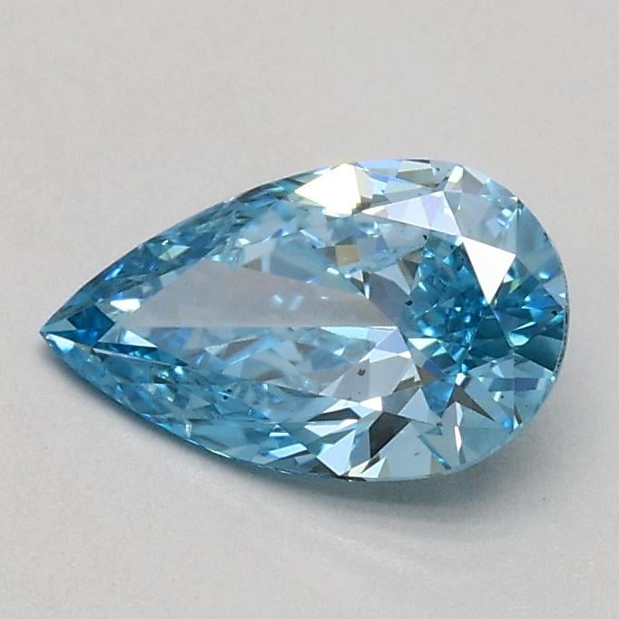 0.50 Ct. Fancy Vivid Blue Pear Lab Grown Diamond