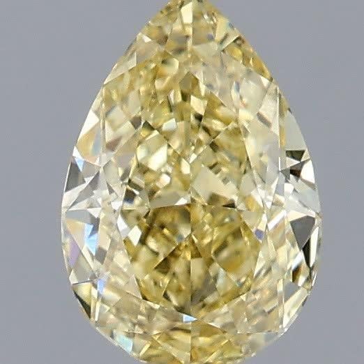 1.00 Ct. Fancy Intense  Yellow Pear Lab Grown Diamond