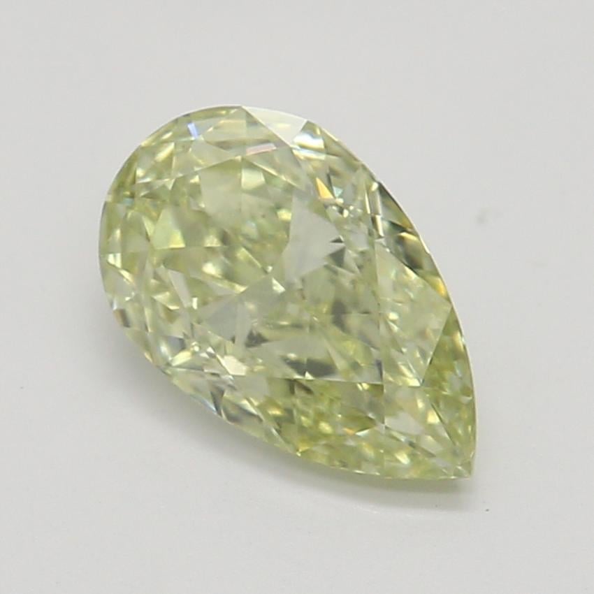0.51 Ct. Fancy Light Brownish Greenish Yellow Pear Diamond