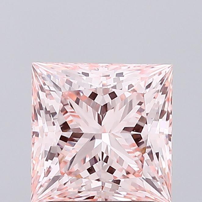 1.87 Ct. Fancy Intense Pink Princess Lab Grown Diamond