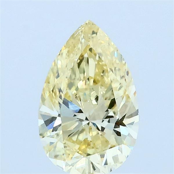 0.73 Ct. Fancy Yellow Pear Lab Grown Diamond