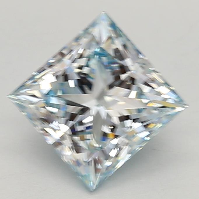 1.50 Ct. Fancy Intense Blue Princess Lab Grown Diamond