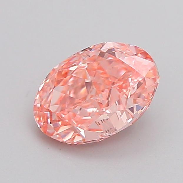 1.04 Ct. Fancy Vivid Pink Oval Lab Grown Diamond