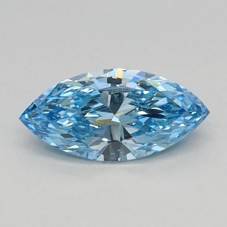 0.35 Ct. Fancy Vivid Blue Marquise Lab Grown Diamond