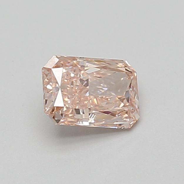 0.63 Ct. Fancy Intense Pink Radiant Lab Grown Diamond
