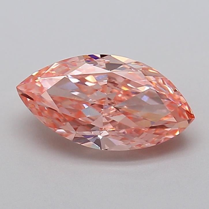 2.09 Ct. Fancy Vivid Pink Marquise Lab Grown Diamond