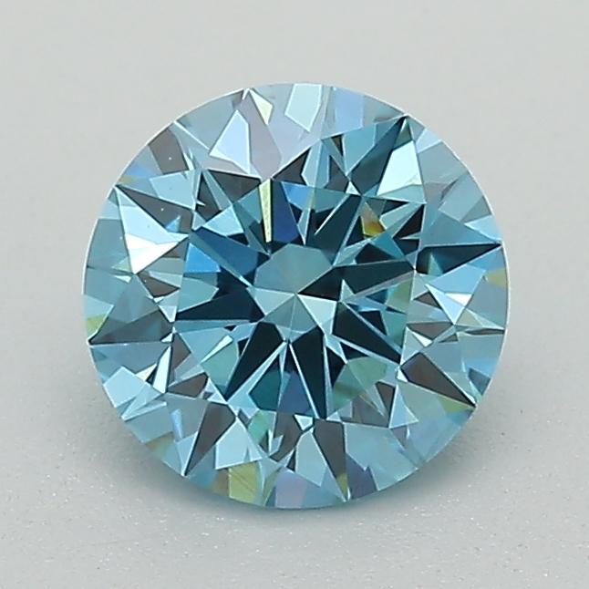 1.09 Ct. Fancy Vivid Blue Round Lab Grown Diamond