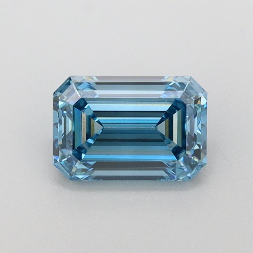 1.04 Ct. Fancy Vivid Blue Emerald Lab Grown Diamond
