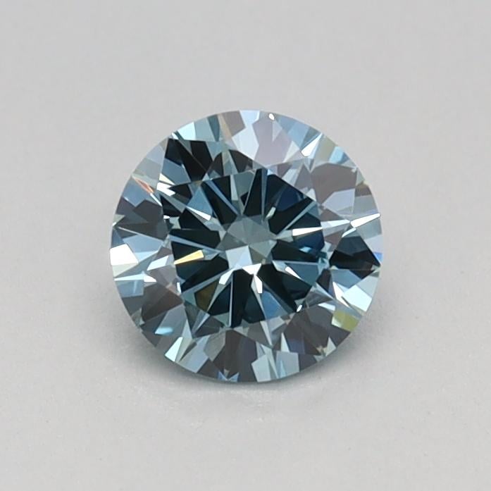0.35 Ct. Fancy Intense Blue Round Lab Grown Diamond