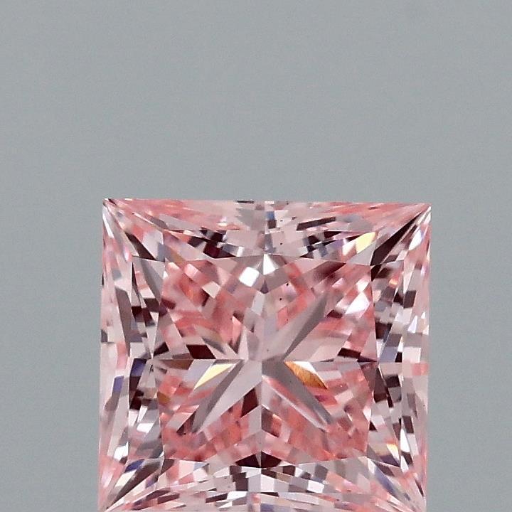 1.53 Ct. Fancy Vivid Pink Princess Lab Grown Diamond