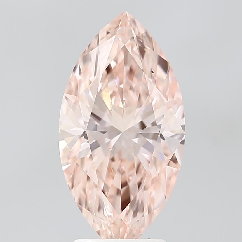 3.03 Ct. Fancy Vivid Pink Marquise Lab Grown Diamond