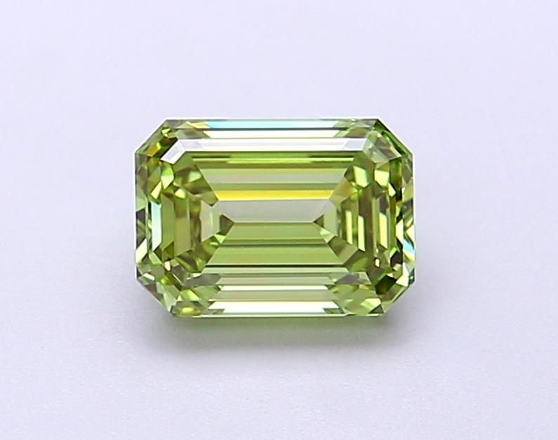 1.10 Ct. Fancy Vivid Green Emerald Lab Grown Diamond