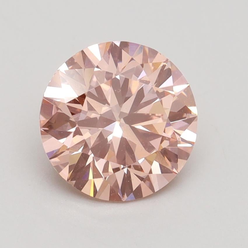 1.70 Ct. Fancy Intense Pink Round Lab Grown Diamond
