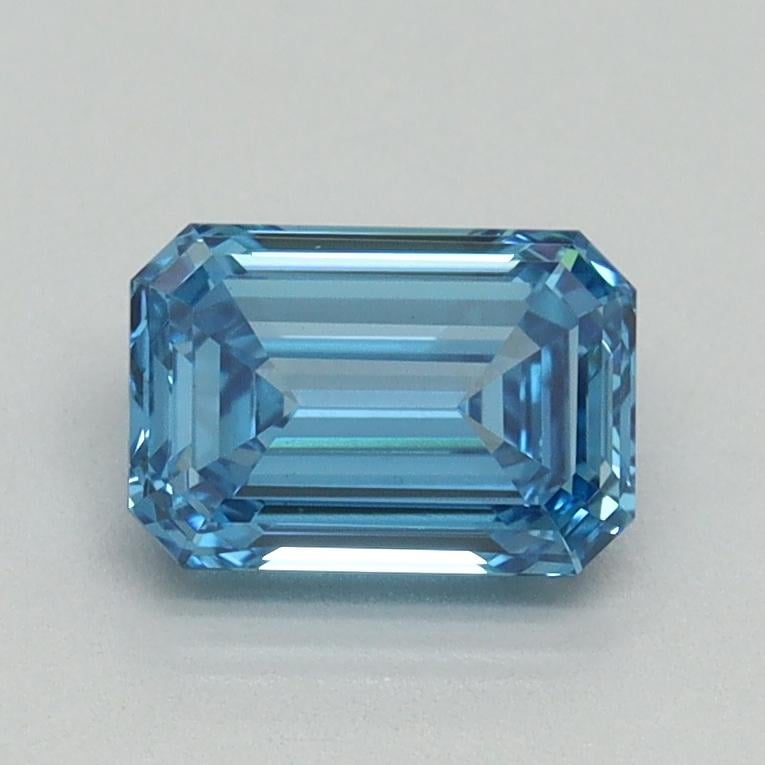 1.03 Ct. Fancy Vivid Blue Emerald Lab Grown Diamond