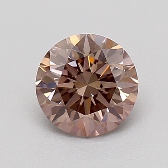 0.26 Ct. Fancy  Brown Round Lab Grown Diamond