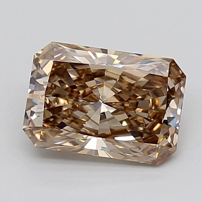 1.94 Ct. Very Light  Brown Radiant Lab Grown Diamond