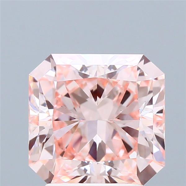 2.84 Ct. Fancy Intense Pink Radiant Lab Grown Diamond