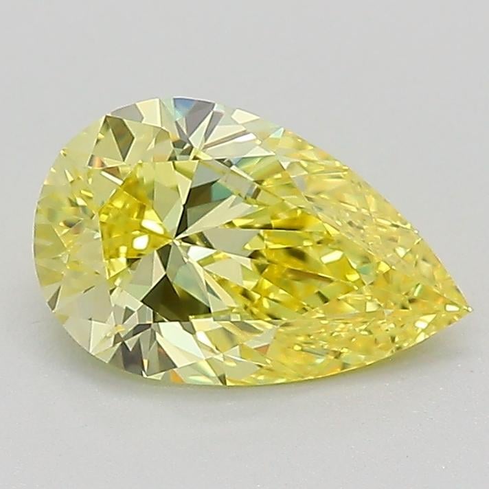 1.04 Ct. Fancy Intense Yellow Pear Lab Grown Diamond