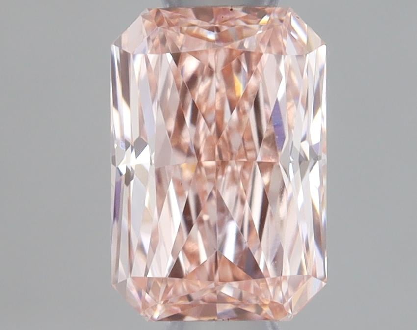 0.54 Ct. Fancy Intense Pink Radiant Lab Grown Diamond