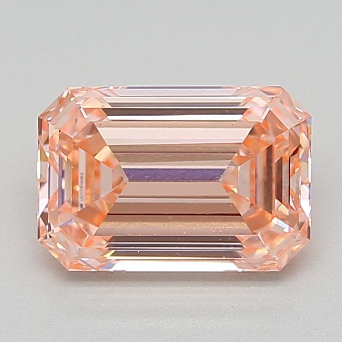 1.56 Ct. Fancy Vivid  Pink Emerald Lab Grown Diamond