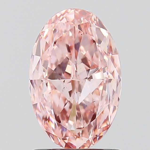 1.50 Ct. Fancy Vivid Pink Oval Lab Grown Diamond
