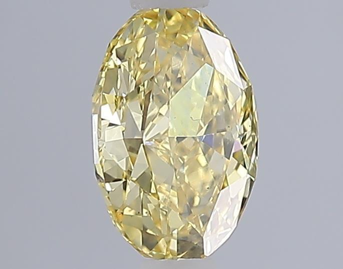 1.0 Ct. Fancy Intense  Yellow Oval Lab Grown Diamond